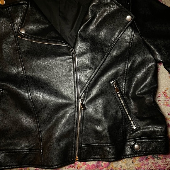 Loft Pebbled Leather Jacket - Picture 4 of 5